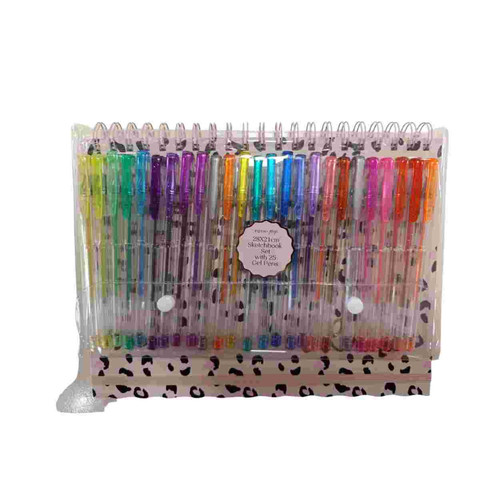 Set penne gel fluo glitter - set,