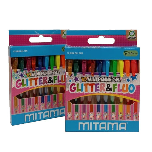 Mini penna gel glitter - mini,