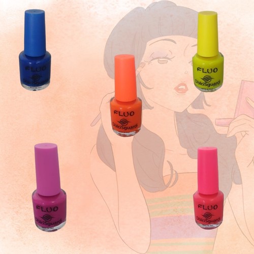 Smalto colori fluo effetto - smalto,