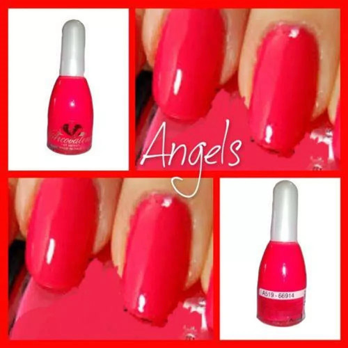 Smalto unghie rosso fluo - unghie,